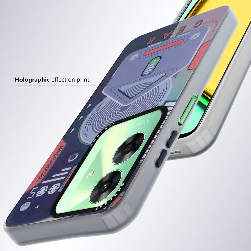 Rainbow Circuit Print Hard Case For Realme C61