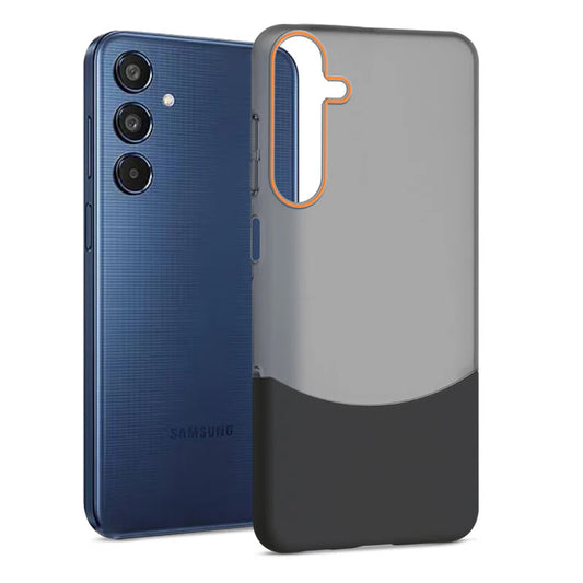 Frosted Hard Back Case For Samsung M35 5G with 2-Cut Interlocking System