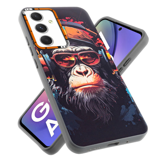 Dark Elegant Wild Creatures Printed Back Cases For Samsung A54 5G