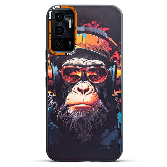 Dark Elegant Wild Creatures Printed Back Cases For Vivo V23E 5G