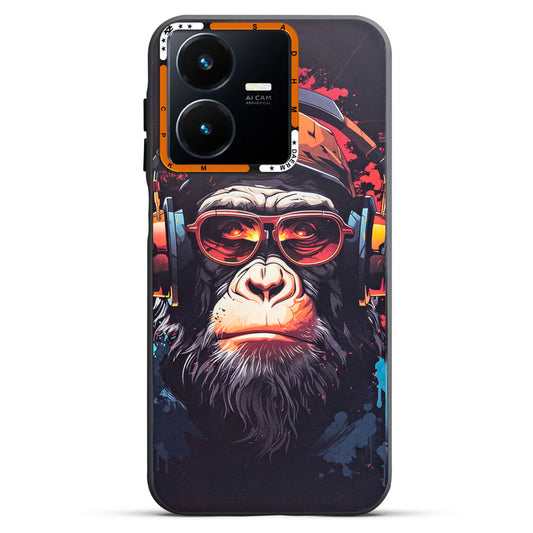 Dark Elegant Wild Creatures Printed Back Cases For Vivo Y22