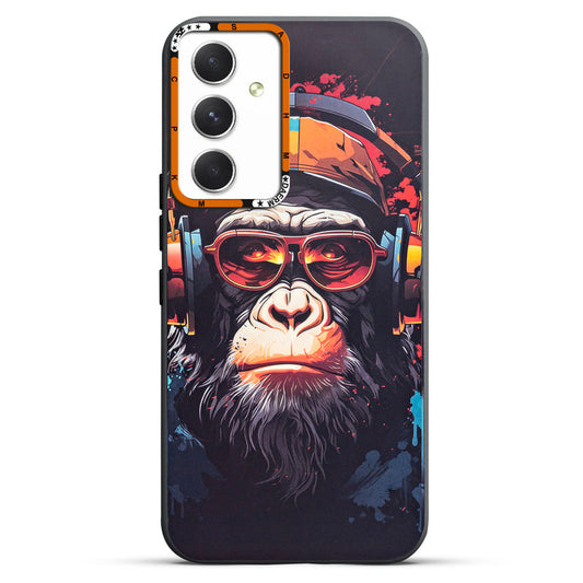 Dark Elegant Wild Creatures Printed Back Cases For Samsung A54 5G