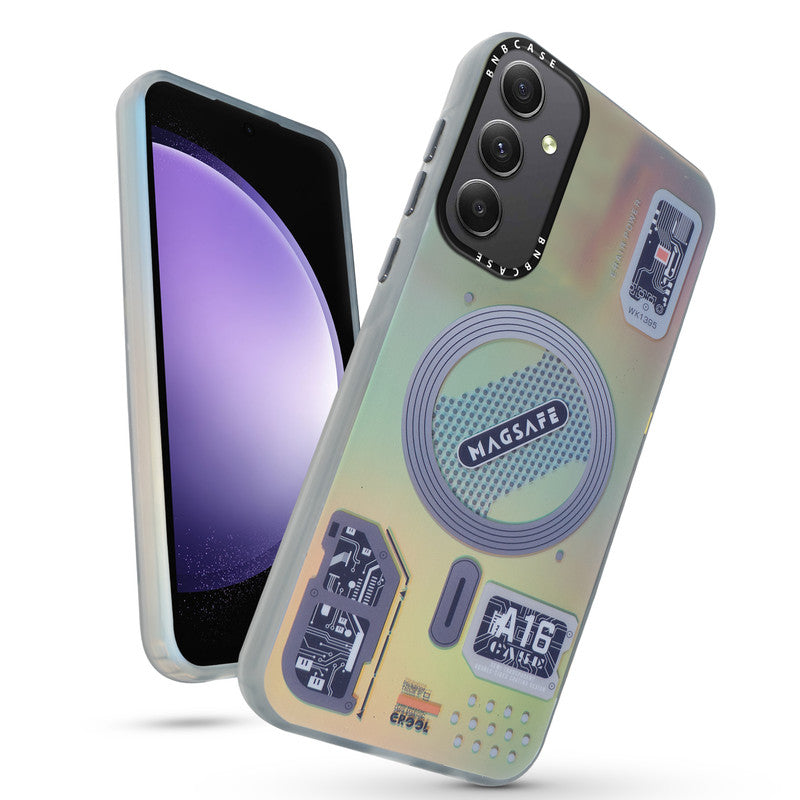 Rainbow Circuit Print Hard Case For Samsung S23 FE 5G