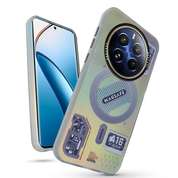 Rainbow Circuit Print Hard Case For Realme 12 Pro 5G