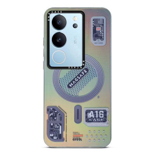 Rainbow Circuit Print Hard Case For Vivo V29 5G