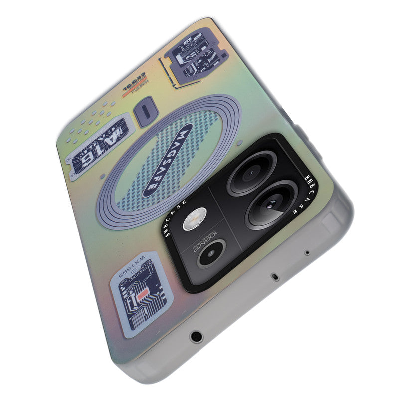 Rainbow Circuit Print Hard Case For Redmi Note 13 5G