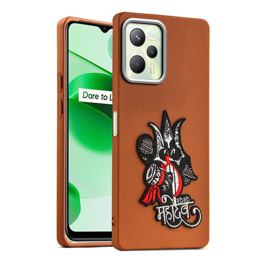 Divine Embroidered Back Case for Realme C35
