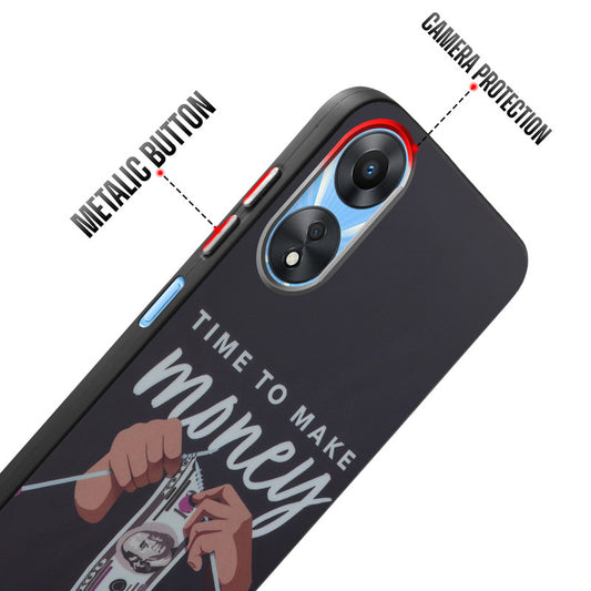 Printed Tough Case For Oppo A58 4G