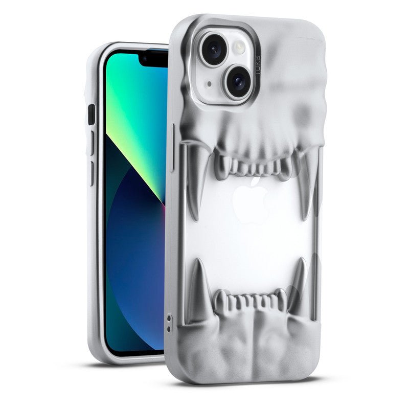 3D Tiger Fang Back Case for Apple iPhone 13, A Wild and Fearless Vibe