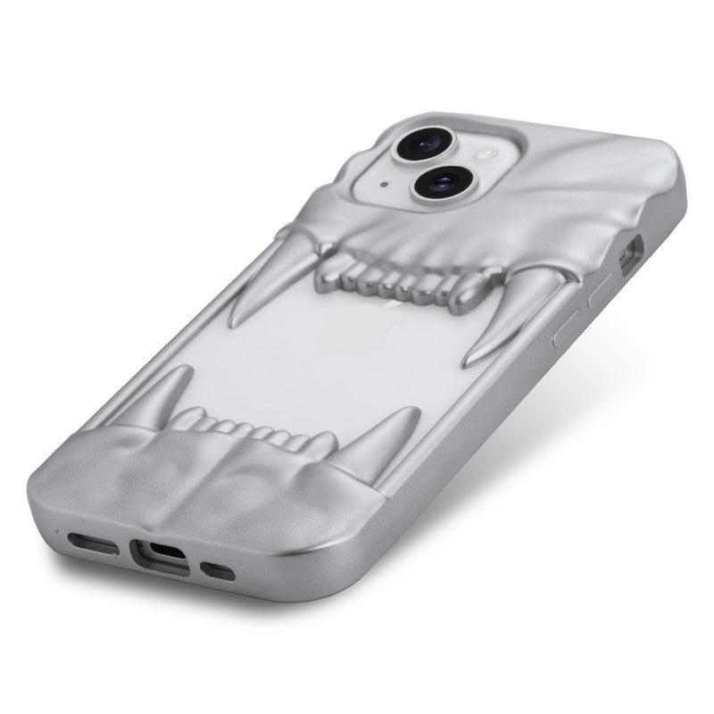 3D Tiger Fang Back Case for Apple iPhone 13, A Wild and Fearless Vibe