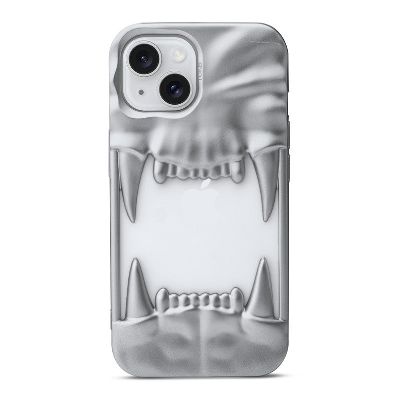 3D Tiger Fang Back Case for Apple iPhone 13, A Wild and Fearless Vibe