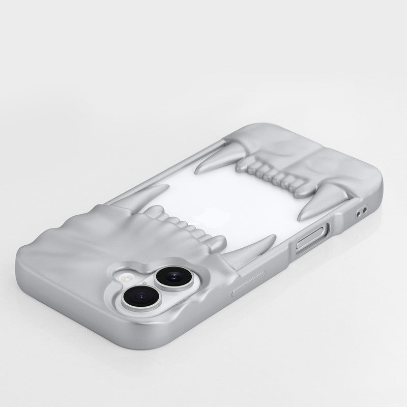 3D Tiger Fang Back Case for Apple iPhone 16 Plus, A Wild and Fearless Vibe