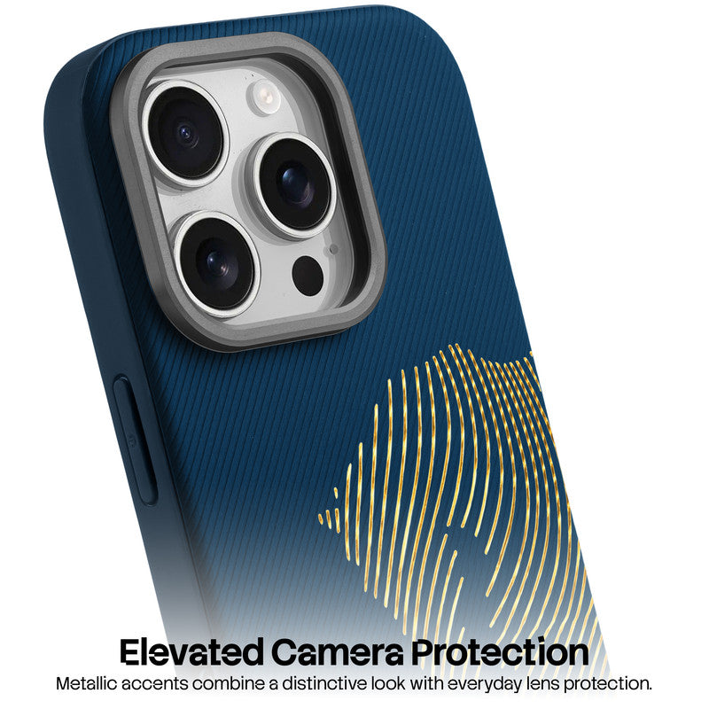 Premium Horse Textured MagSafe Case for Apple iPhone 16 Pro with Metallic Camera Protection & Microfiber Lining