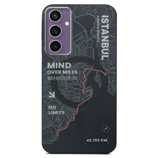 Rugged Hard Back Printed Case For Samsung S23 FE 5G with Metal Ring Camera Protection and Buttons