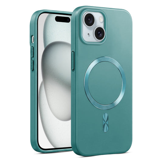 Hard Back Magnetic Case for Apple iPhone 15 with Wireless Charging Support