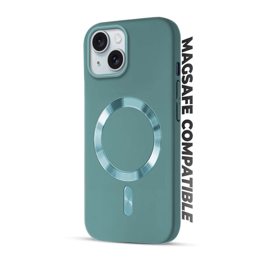 Hard Back Magnetic Case for Apple iPhone 15 with Wireless Charging Support