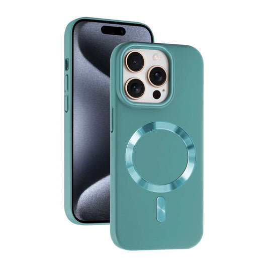 Hard Back MagSafe Case for Apple iPhone 15 Pro, Durable Design & Shiny MagSafe Ring