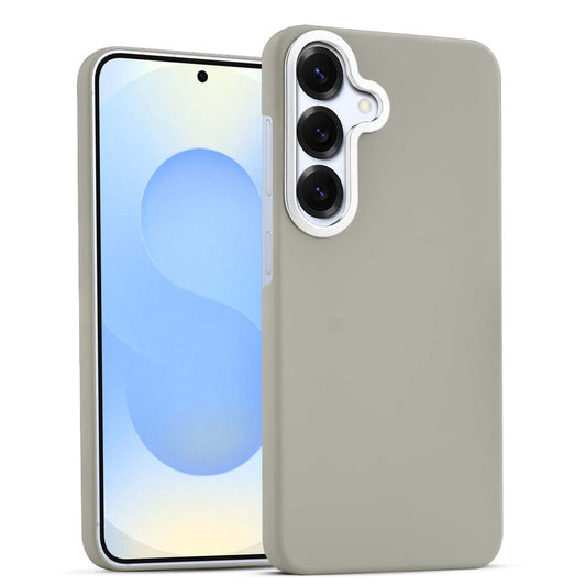 Stone Like Matte Finish Back Case for Samsung S25 5G , Detachable Camera Ring