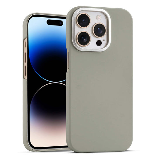 Stone Like Matte Finish Back Case for Apple iPhone 14 Pro , Detachable Camera Ring