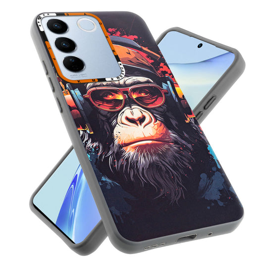 Dark Elegant Wild Creatures Printed Back Cases For Vivo V27 Pro 5G