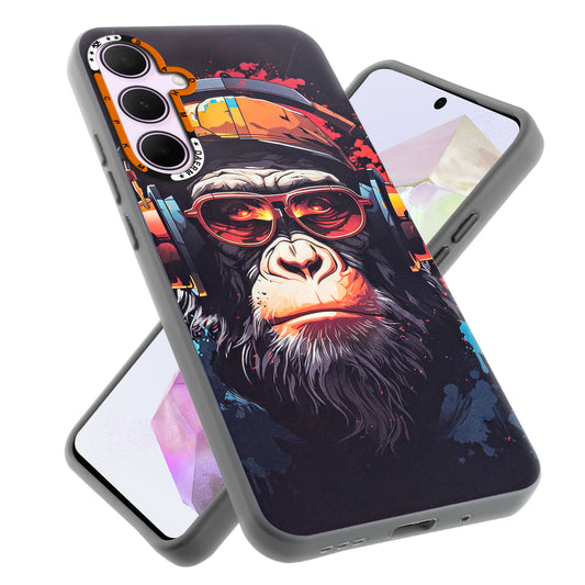 Dark Aesthetic Wild Animal Printed Back Cases For Samsung A35 5G