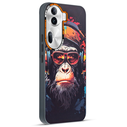 Dark Aesthetic Wild Animal Printed Back Cases For Oppo Reno 11 Pro 5G