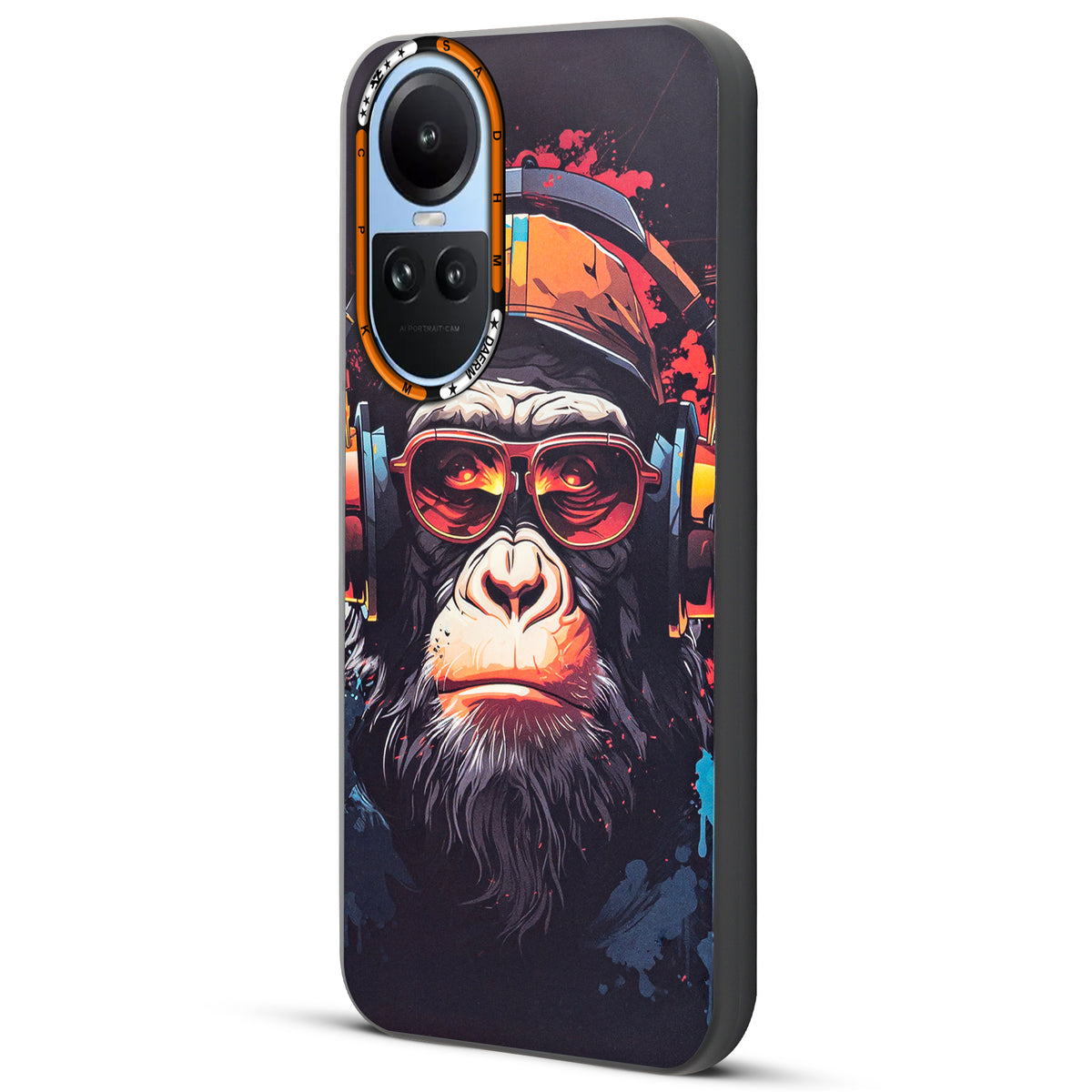 Dark Aesthetic Wild Animal Printed Back Cases For Oppo Reno 10 5G