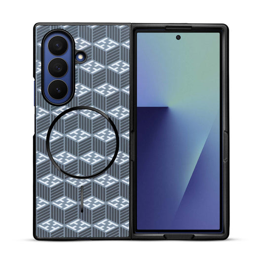 Flexible TPU Back Cover for Samsung Z Fold 7 with MagSafe Support & Unique Printed Designs