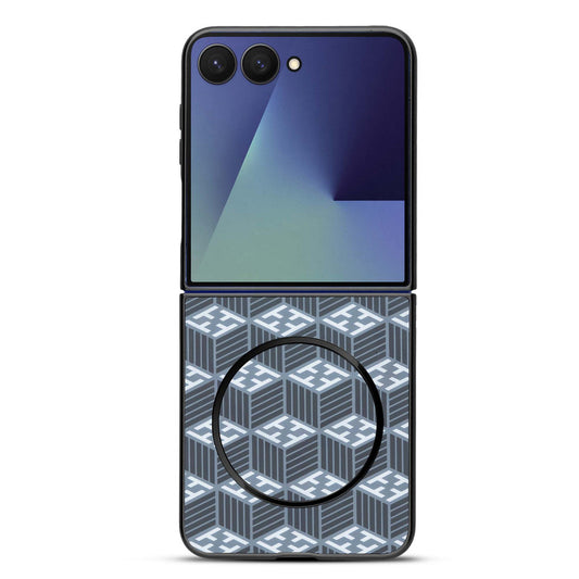 Flexible TPU Back Cover for Samsung Z Flip 7 with MagSafe Support & Unique Printed Designs