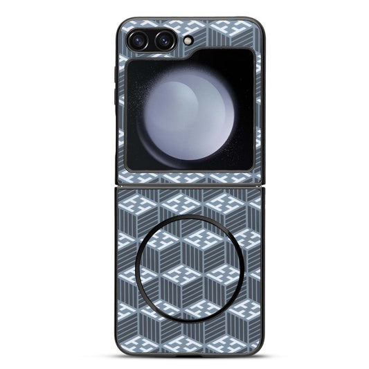 Flexible TPU Back Cover for Samsung Z Flip 5 with MagSafe Support & Unique Printed Designs