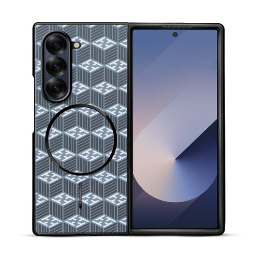 Flexible TPU Back Cover for Samsung Z Fold 6 with MagSafe Support & Unique Printed Designs