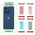 Clear hard back case compatibility guide showing fit for Motorola Moto Edge 60 Stylus 5G and not compatible with other models
