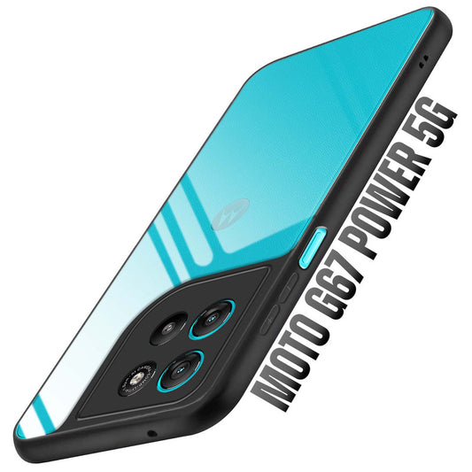 Soft Frame Clear Case For Motorola G67 Power 5G