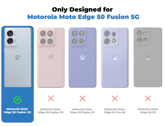 Mechanical Circuit Print Hard Back Cover For Motorola Edge 50 Fusion