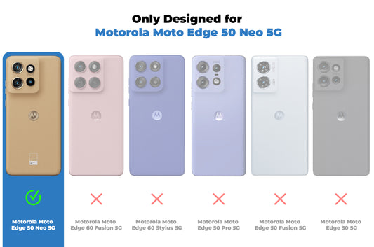 Shiny Foil Design Printed Back Case for Motorola Moto Edge 50 Neo 5G With Soft Edges with Glossy Semi-Hard Back