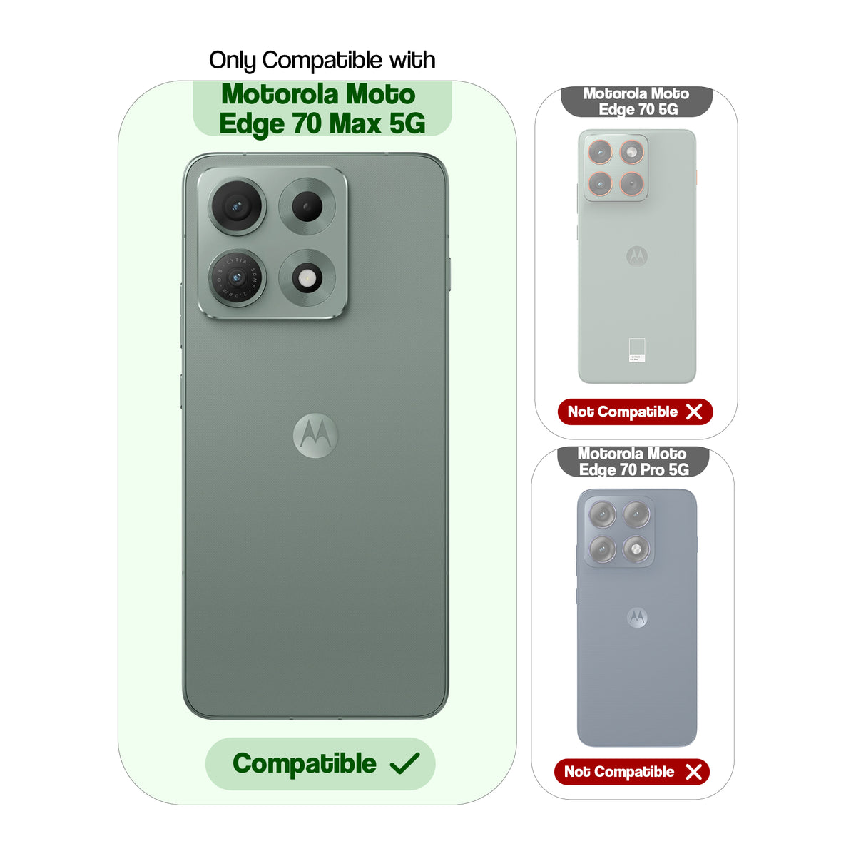 Colourful Frosted Matte Wireless Charging Support Back Cover Case for Motorola Moto Edge 70 Max 5G With Raised Camera Protection