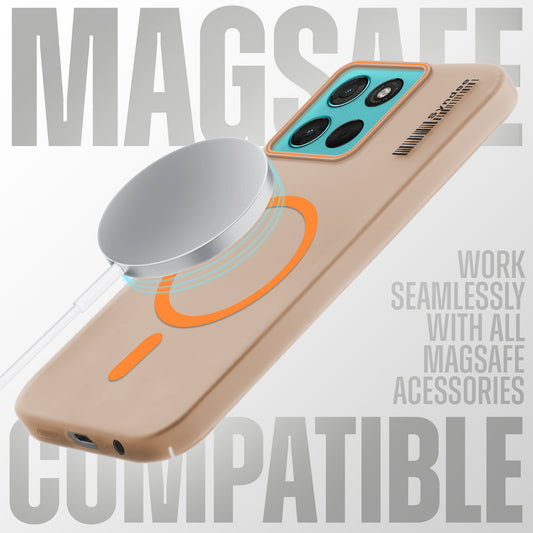 Colourful Frosted Matte With Raised Camera Protection Back Cover Case For Motorola G67 Power 5G