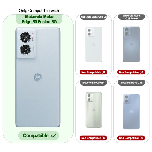 Frosted Sleek Matte With Raised Camera Protection Back Cover Case For Motorola Edge 50 Fusion 5G
