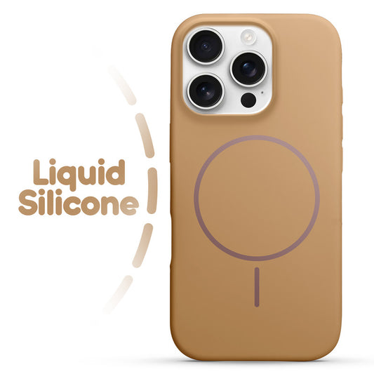 Cloud Feel Silicone Case for Apple iphone 16 Pro Max – Supports Wireless Charging