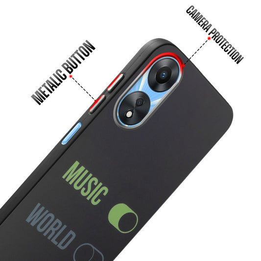 Printed Tough Case For Oppo A58 4G