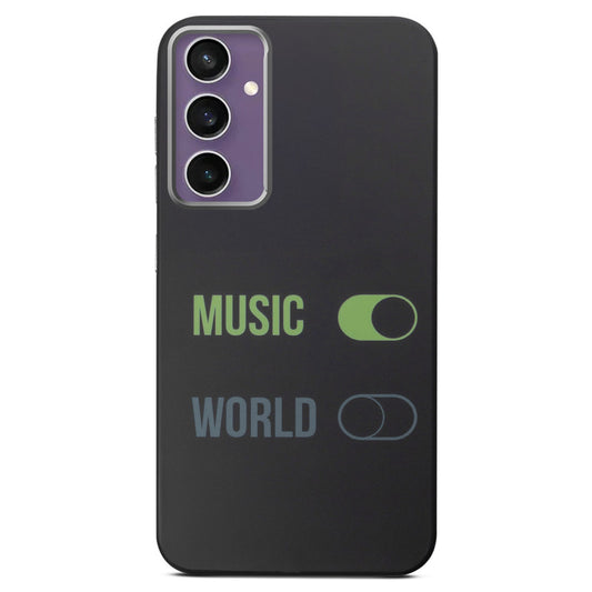 Rugged Hard Back Printed Case For Samsung S23 FE 5G with Metal Ring Camera Protection and Buttons