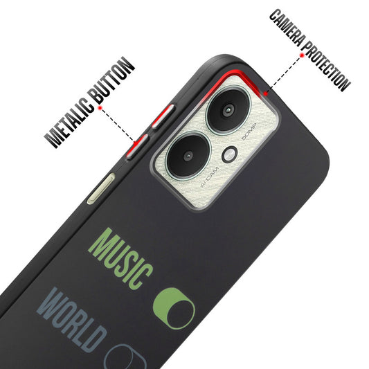 Printed Tough Case For Redmi 13C 5G