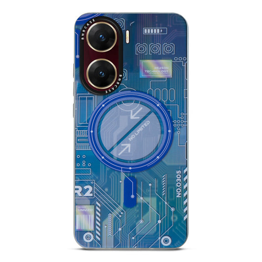 Rainbow Circuit Print Hard Case For Vivo V29e 5G