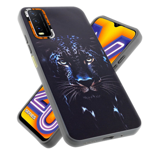 Dark Elegant Wild Creatures Printed Back Cases For Vivo Y20