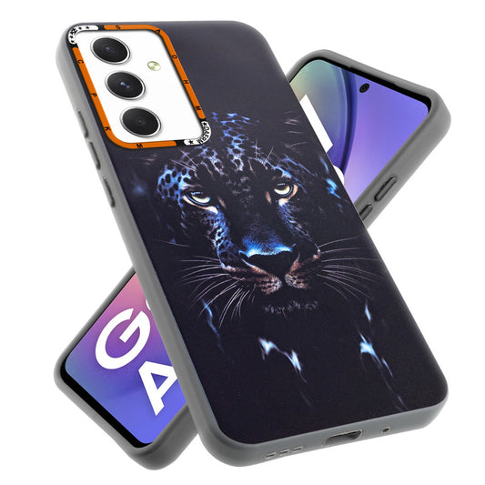 Dark Elegant Wild Creatures Printed Back Cases For Samsung A54 5G