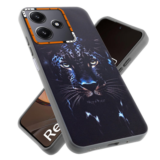 Dark Elegant Wild Creatures Printed Back Cases For Redmi 12 5G