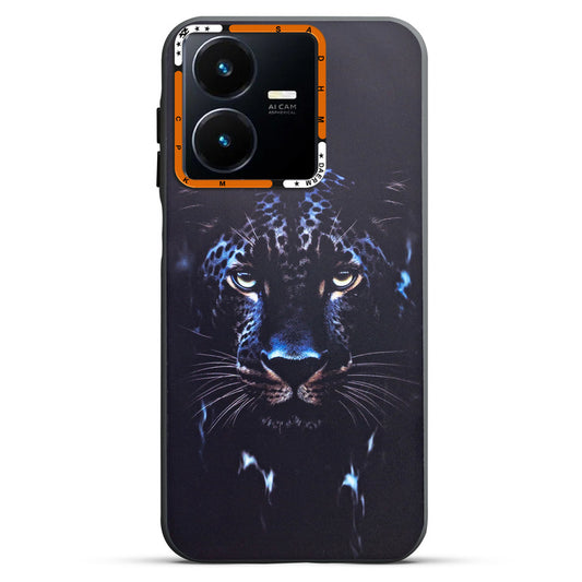 Dark Elegant Wild Creatures Printed Back Cases For Vivo Y22