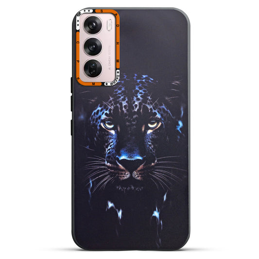 Dark Elegant Wild Creatures Printed Back Cases For Oppo Reno 12 5G