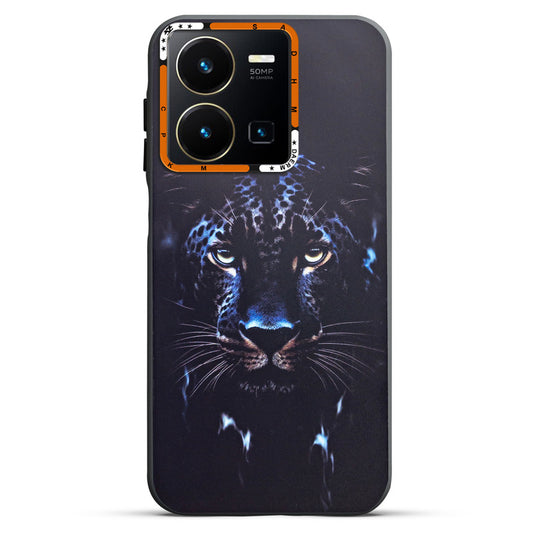 Dark Elegant Wild Creatures Printed Back Cases For Vivo Y35 4G