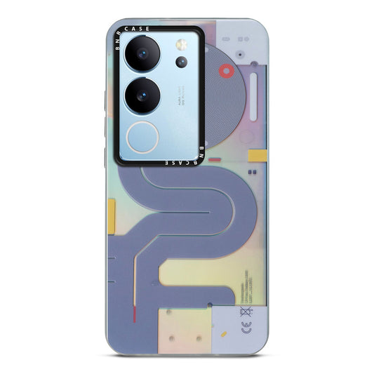 Rainbow Circuit Print Hard Case For Vivo V29 5G